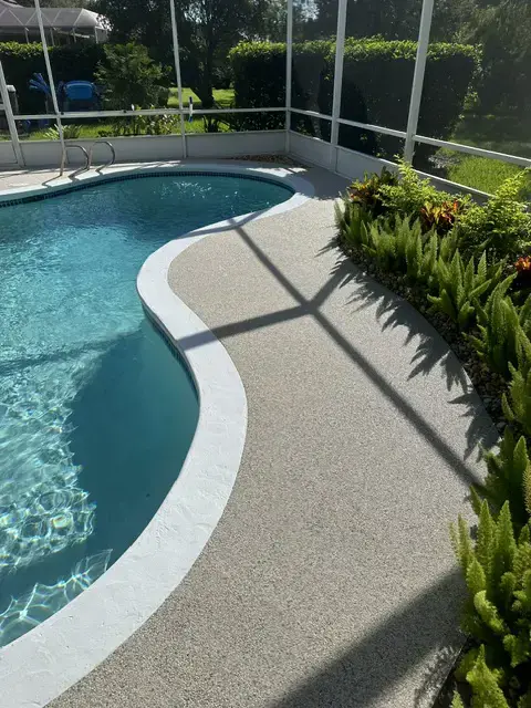 Decorative outdoor coating surface by Zebra Coatings